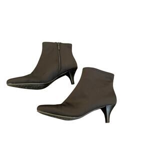 MIA Women's Pointed Toe Low Heel Ankle Dress Bootie Size 8W